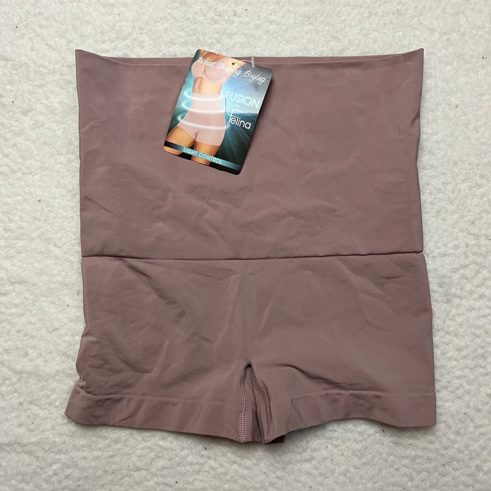 Felina Waist Shaping Boyleg Women XL Mauve Fusion 710161 Light Control Shapewear